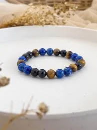 Ronglry Zodiac Crystal Bracelet – 12 Constellation Natural Stone Beaded Jewelry