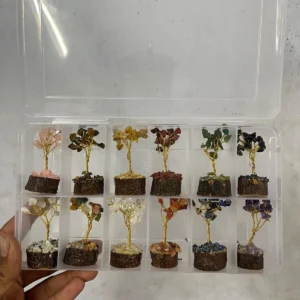 15-Beads Semi-Precious Stone Bracelet (12 Plant) 