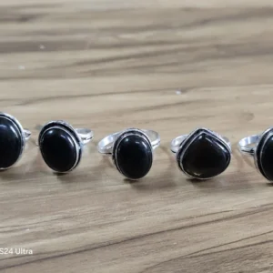 Black Tourmaline Ring 